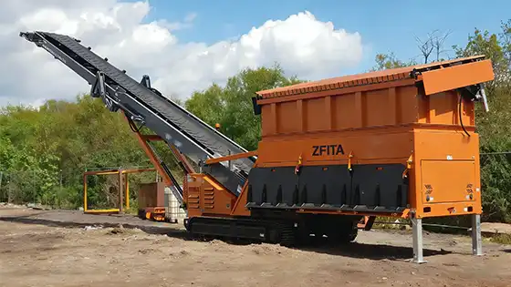 Мобильный бункерный питатель