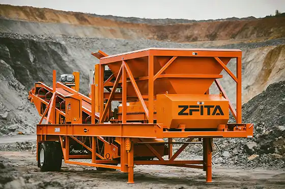 Alimentador de tolva móvil